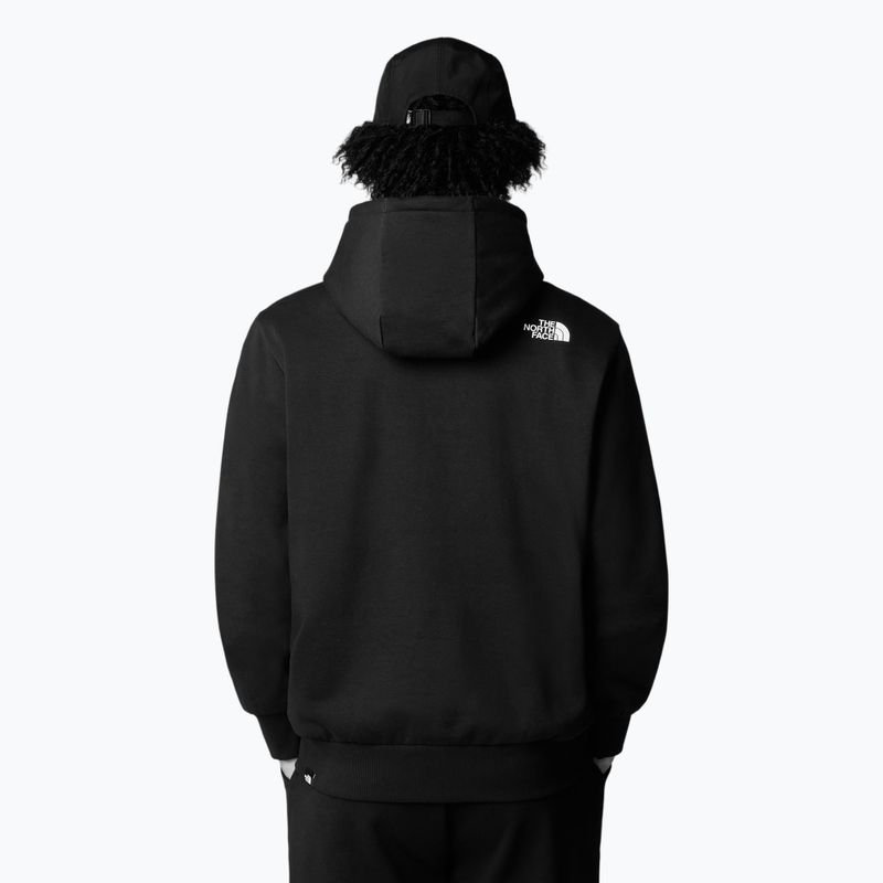 Herren The North Face Fine Hoodie schwarz 3
