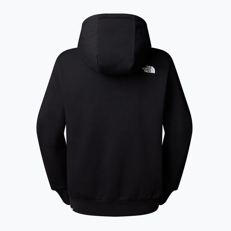 Hoodie Sweatshirt Herren The North Face Fine Hoodie black 5