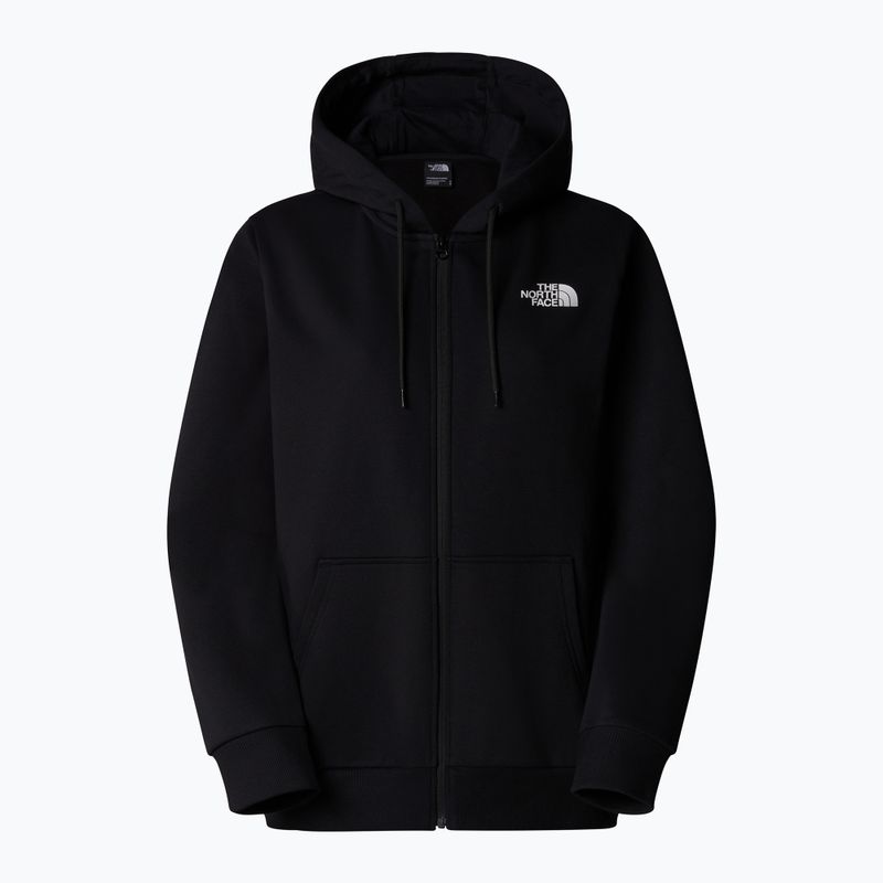 Women's The North Face Einfache Kuppel Full Zip Hoodie schwarz 5