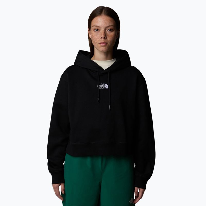 Damen Sweatshirt The North Face Essential Crop schwarz