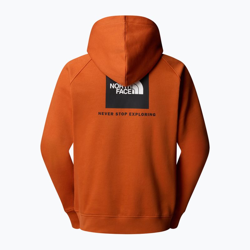 Männer The North Face Raglan Box Nse Hoodie erdigen Kupfer 2