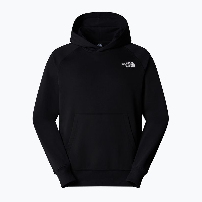 Herren The North Face Raglan Box Nse Hoodie schwarz/ weiß 4