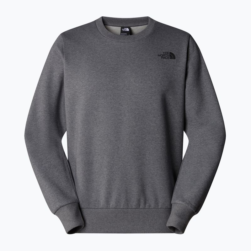 Herren Sweatshirt The North Face Simple Dome Crew mittel grau heather