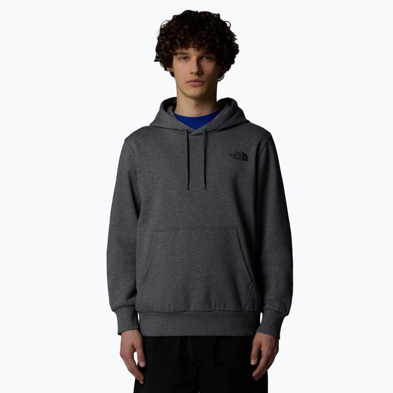 Herren Sweatshirt The North Face Simple Dome Hoodie mittel grau heather