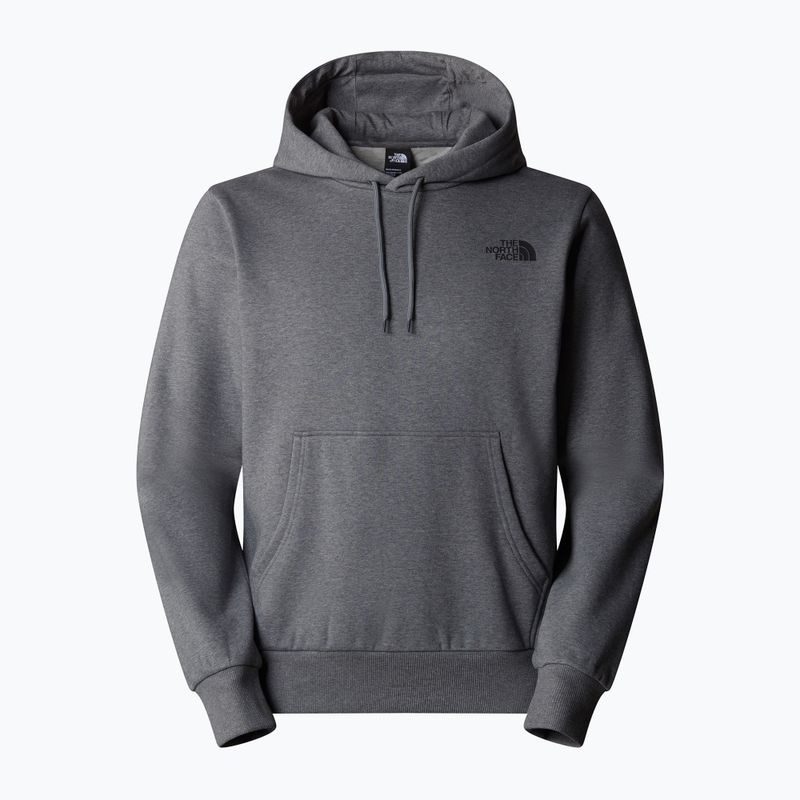 Herren Sweatshirt The North Face Simple Dome Hoodie mittel grau heather 4