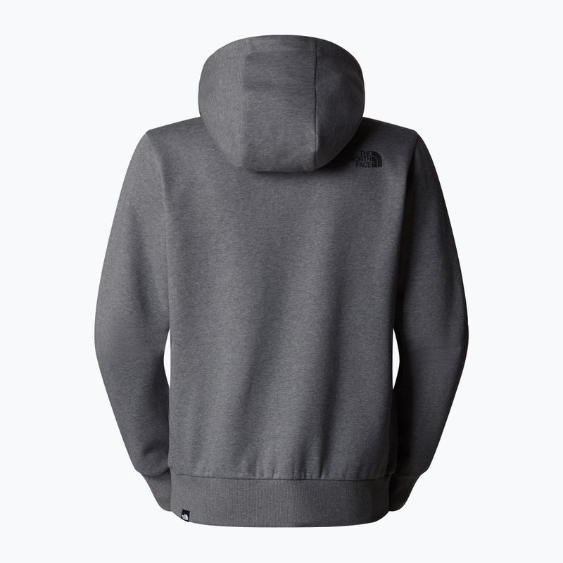 Herren Sweatshirt The North Face Simple Dome Hoodie mittel grau heather 5