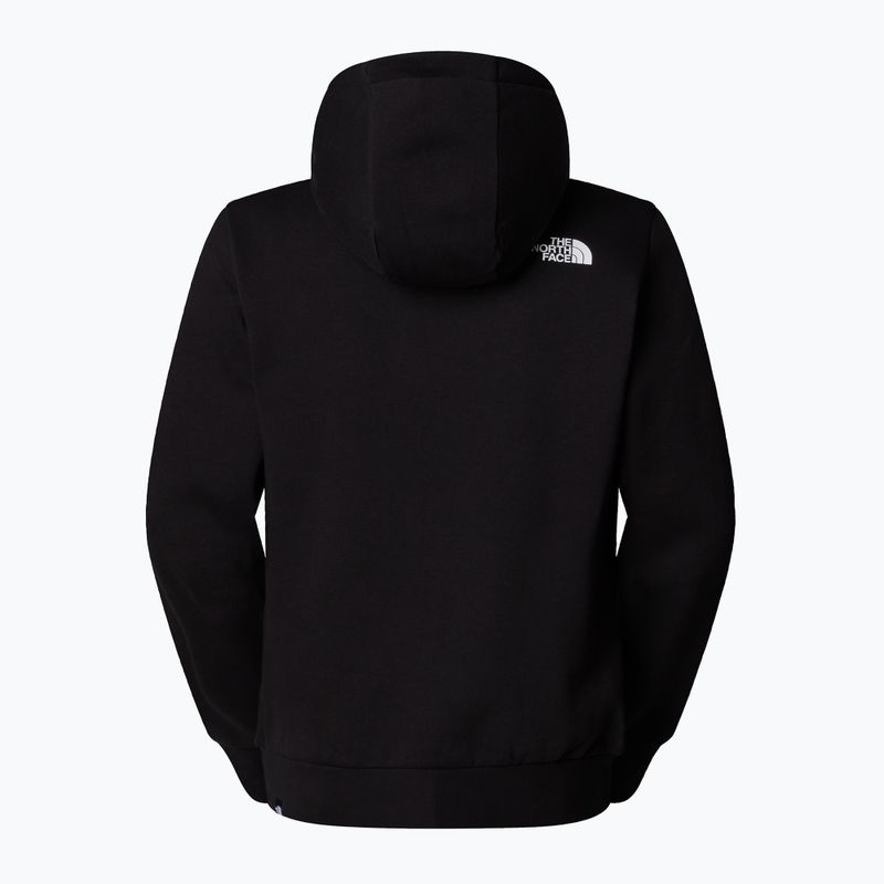 Herren The North Face Einfache Kuppel Hoodie schwarz 2