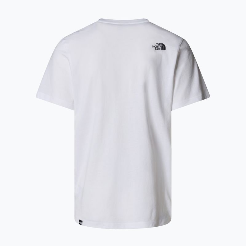 Herren-T-Shirt The North Face Easy weiß 5