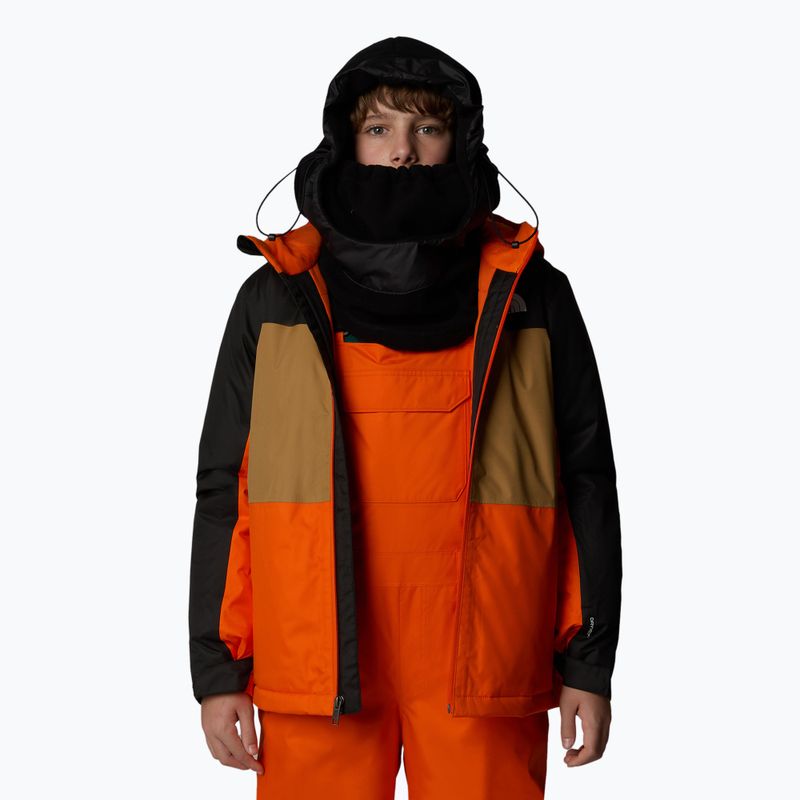 The North Face Freedom Isolierte orange Kinder Skijacke 4