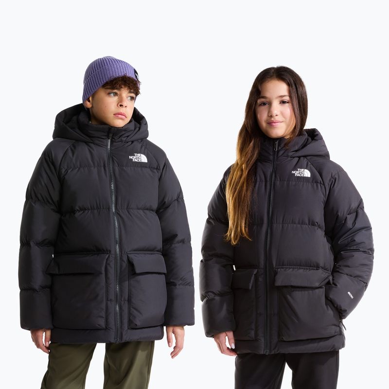 Daunenjacke für Kinder The North Face Teen North Down Fleece Lined Short Parka tnf black 3