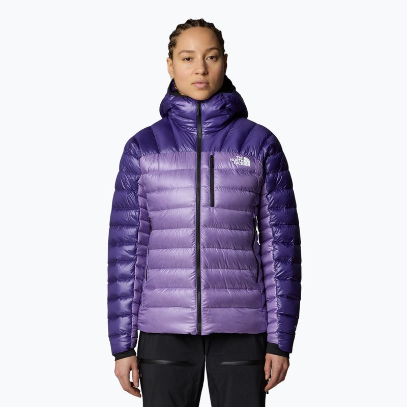 Daunenjacke Damen The North Face Summit Breithorn Hoodie peak purple/purple granite