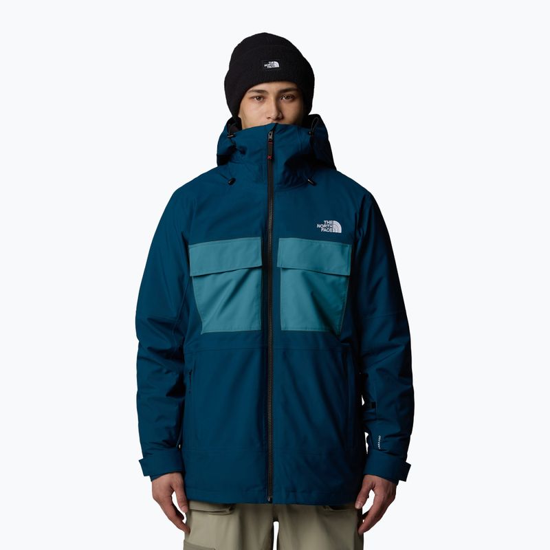 Snowboardjacke Herren The North Face Fourbarrel Triclimate midnight petrol/algae blue 4