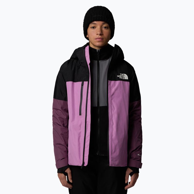 The North Face Dawnstrike GTX Insulated Damen Skijacke schwarz/dragonfruit/midnight mauve 4