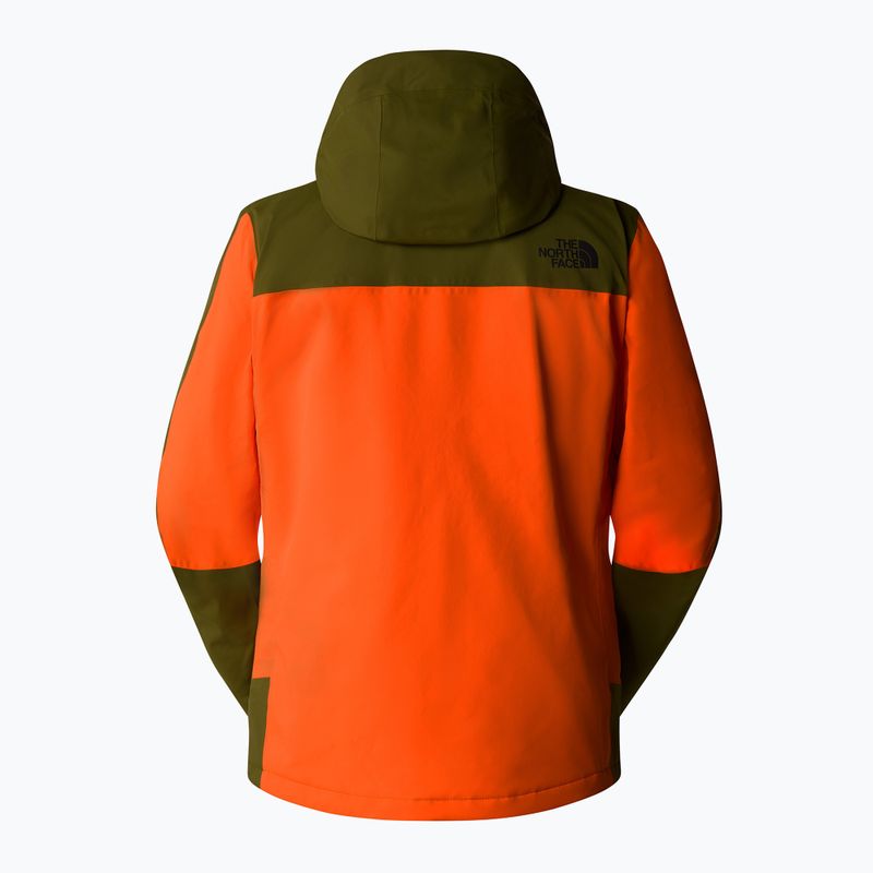 Herren Skijacke The North Face Mount Bre orange/waldoliv 6