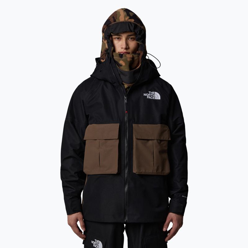 Skijacke Herren The North Face Dragline black/smokey brown