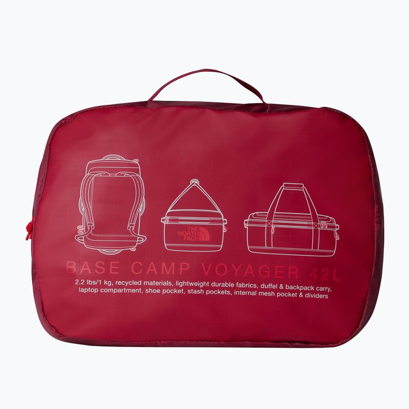 The North Face Base Camp Voyager Duffel 42 l beetroot/rot Reisetasche 4