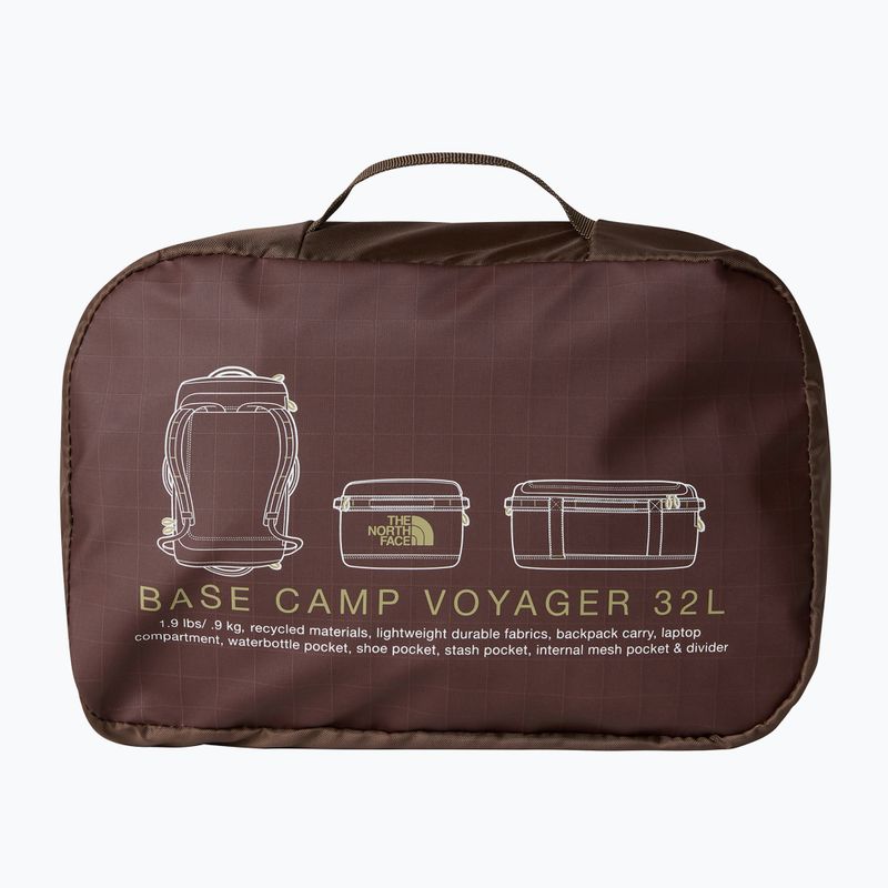 The North Face Base Camp Voyager Duffel 32 l smokey braun/khaki Stein Reisetasche 4