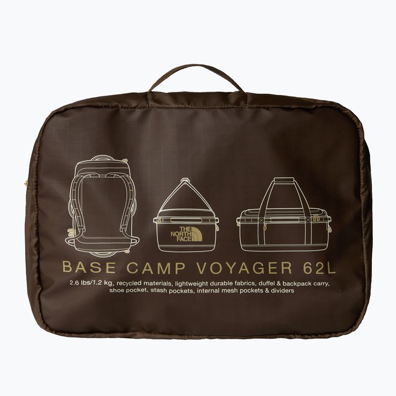 The North Face Base Camp Voyager Duffel 62 l smokey braun/khaki Stein Reisetasche 4