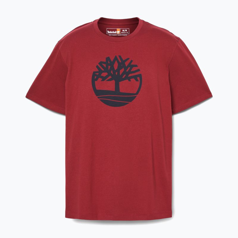 Herren Timberland Tree Logo cordovanfarbenes T-Shirt 5