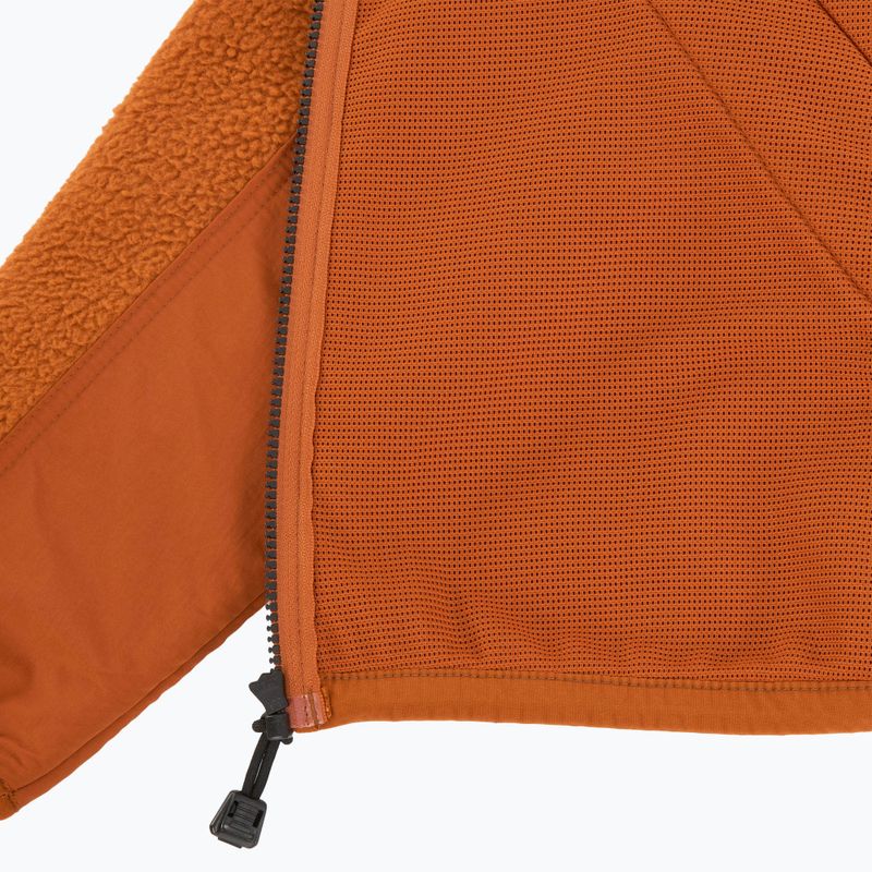 Sweatshrit Hoodie Herren Timberland Sherpa Mix Media Fleece umber 5