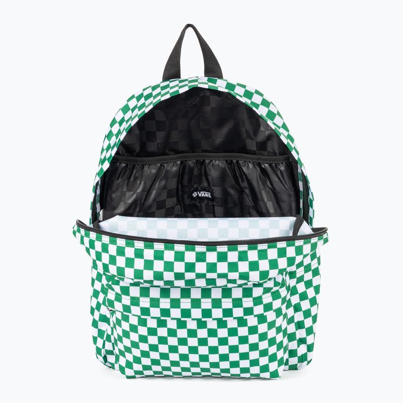 Vans Old Skool Grom Check 18 l grün Kinder Urban Rucksack 4