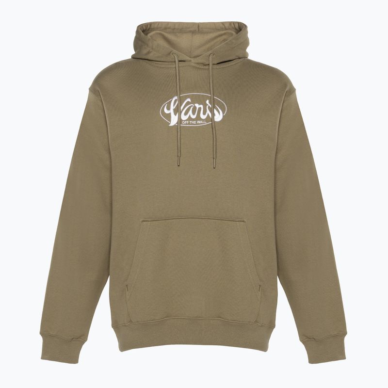 Herren Vans Global Line Lose Pullover Sweatshirt Wüste taupe