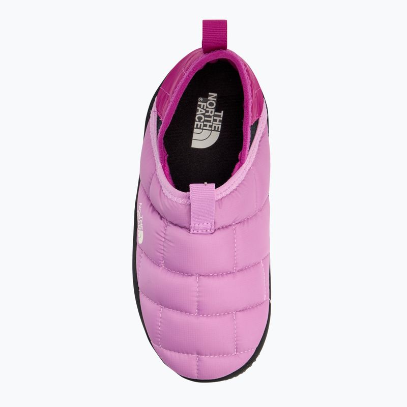 The North Face Jugend Thermoball Traktion Mule II dragonfruit / tief mulber Kinder Hausschuhe 5