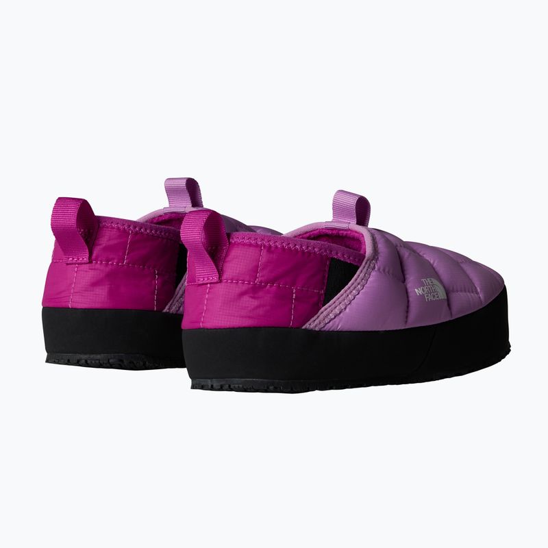 The North Face Jugend Thermoball Traktion Mule II dragonfruit / tief mulber Kinder Hausschuhe 10