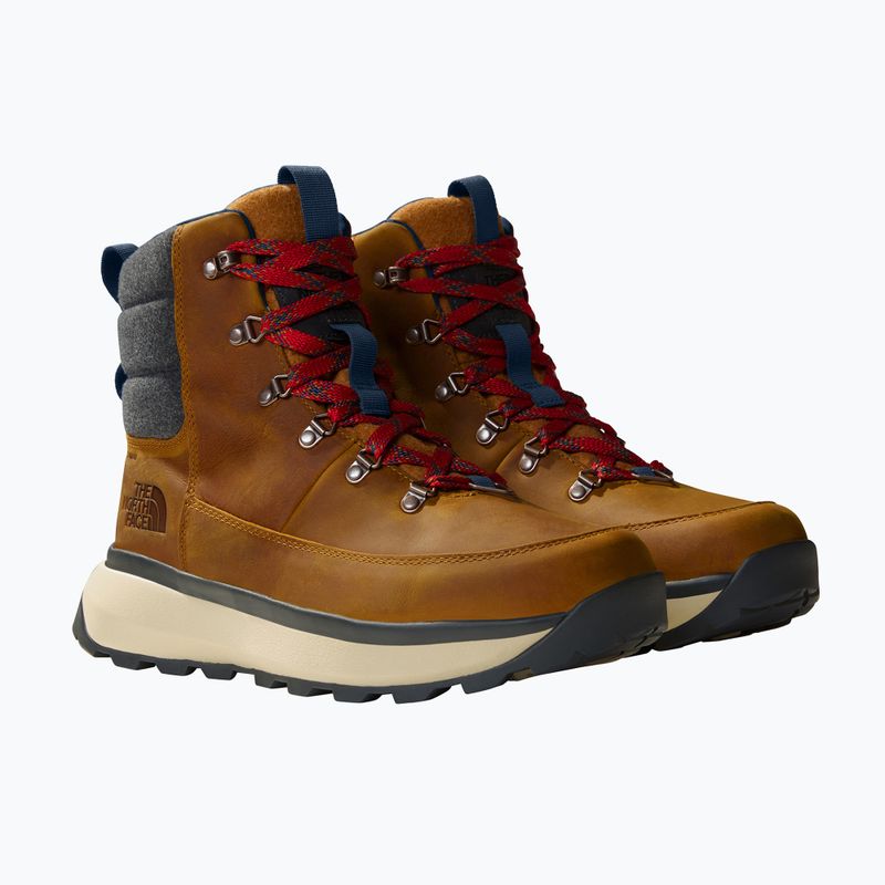 Herren Schneestiefel The North Face Bergen Leather WP timber tan/red 9