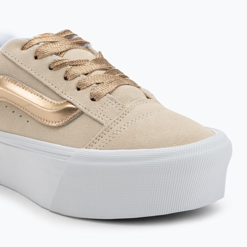 Vans Knu Stack High Shine gold Schuhe 7