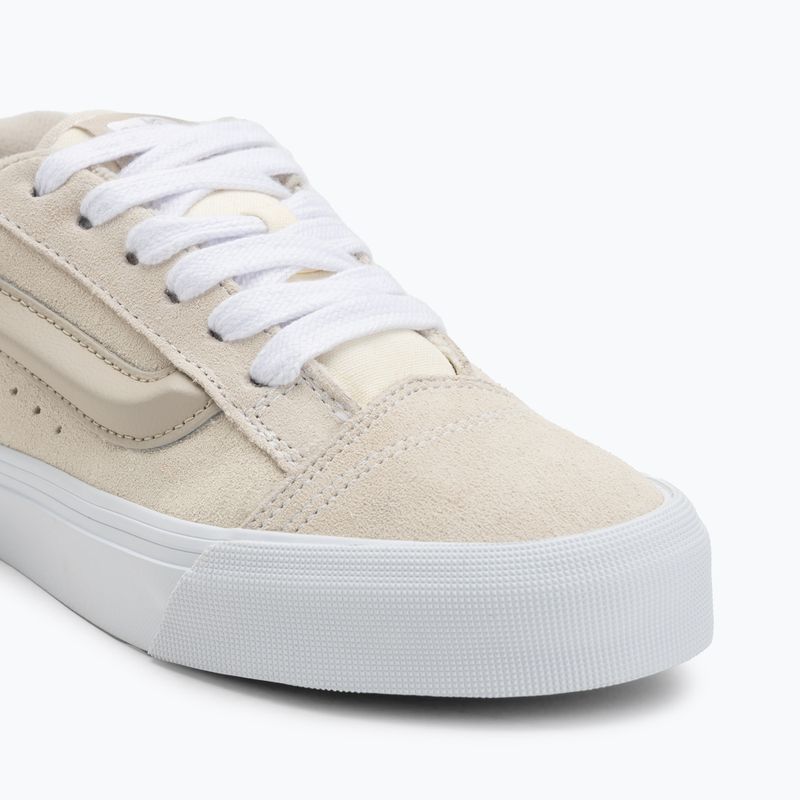 Vans Knu Skool Tri-Tone Block Vintage weiße Schuhe 7