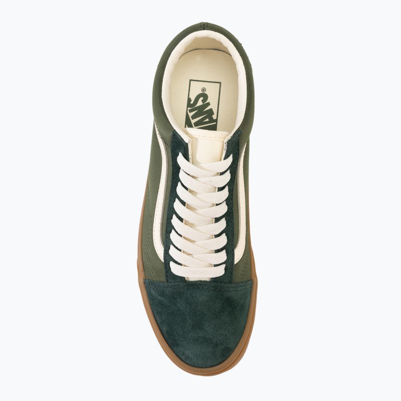 Vans Old Skool sportlich grün/gum Schuhe 5