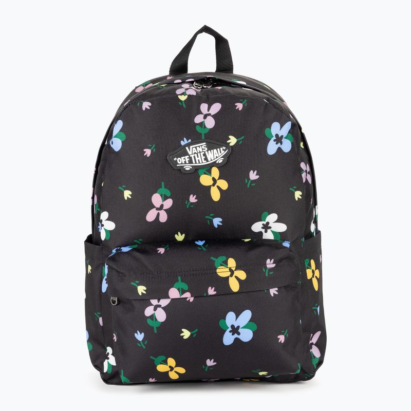 Vans Old Skool Grom 18 l schwarz/lavendelfarbener Nebel Kinder Urban Rucksack
