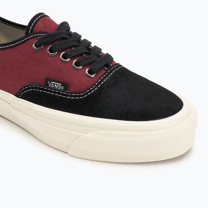 Vans LX Authentic Reissue 44 schwarz Zehe/Madder braun Schuhe 7