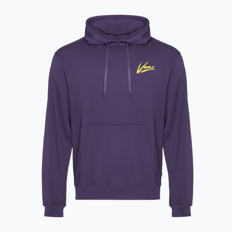 Herren Vans Dettori Lose Pullover Sweatshirt gothic grape