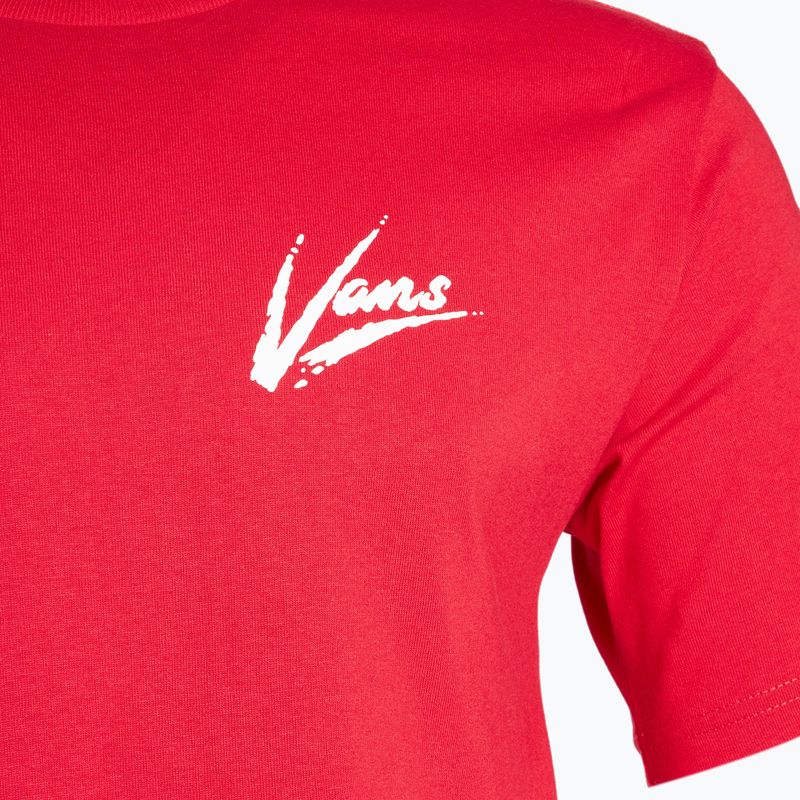 Herren Vans Dettori Loose Fit racing rot/ Marshmallow t-shirt 3