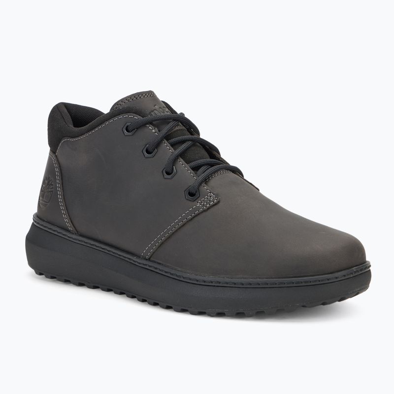 Schuhe Herren Timberland Hudson Road Mid Lace Chukka dark grey full grain