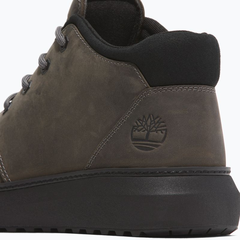 Schuhe Herren Timberland Hudson Road Mid Lace Chukka dark grey full grain 15