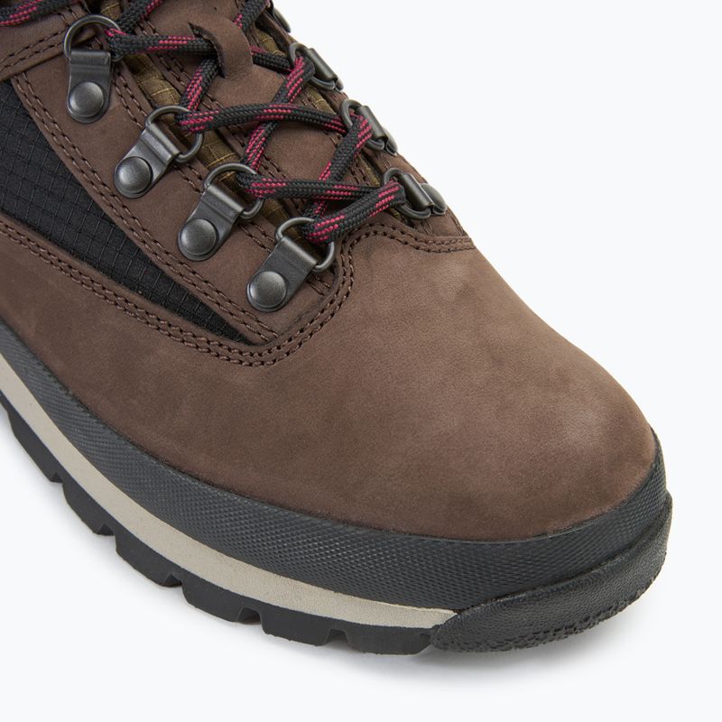 Schuhe Herren Timberland Euro Hiker Mid dark brown nubuck 7