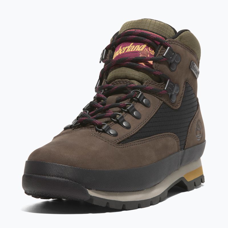 Schuhe Herren Timberland Euro Hiker Mid dark brown nubuck 9