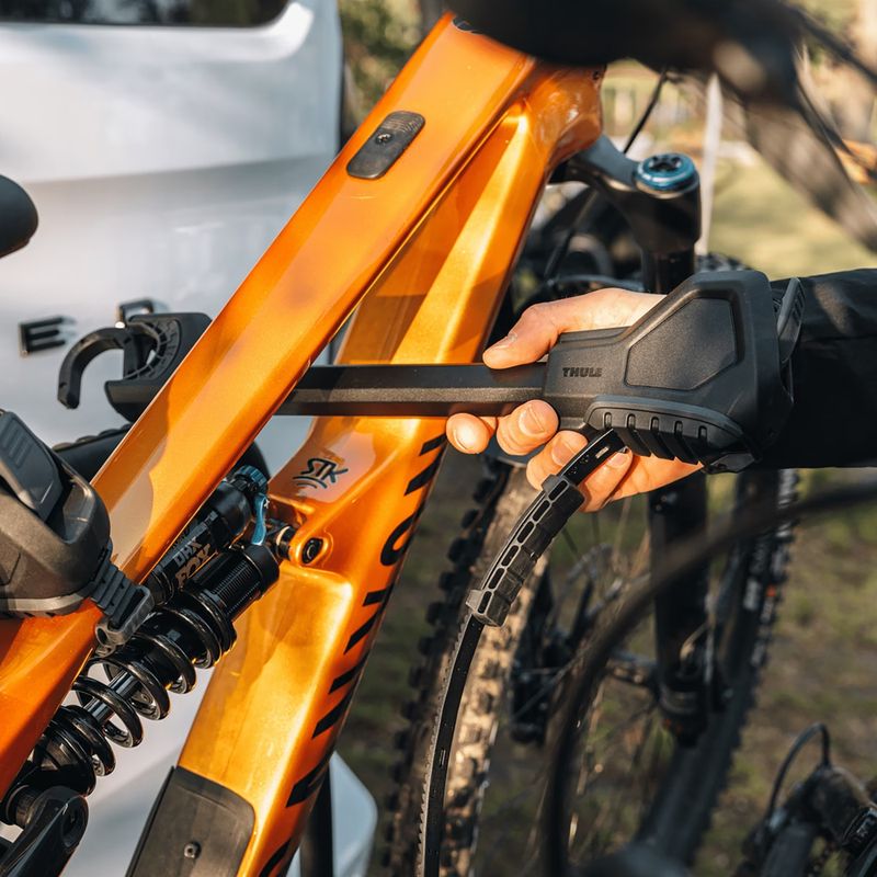 Fahrradträger für die Anhängerkupplung Thule VeloSpace 3 2Bike black 7