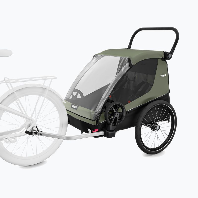 Fahrradanhänger Thule Courier vintage green 4