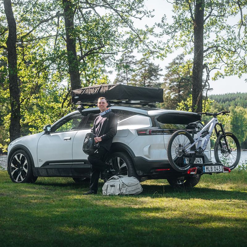 Fahrradträger für die Anhängerkupplung Thule VeloLite 2Bike black 8