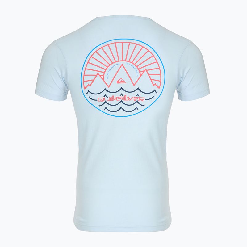 Quiksilver Herren Summit Sunset blau/rot Kombi-T-Shirt 2