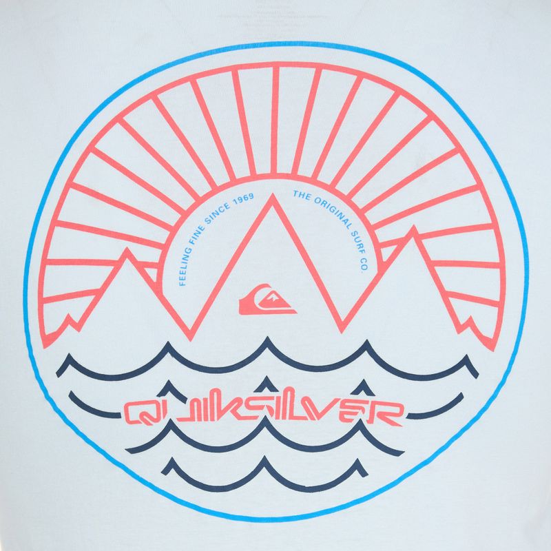 Quiksilver Herren Summit Sunset blau/rot Kombi-T-Shirt 3