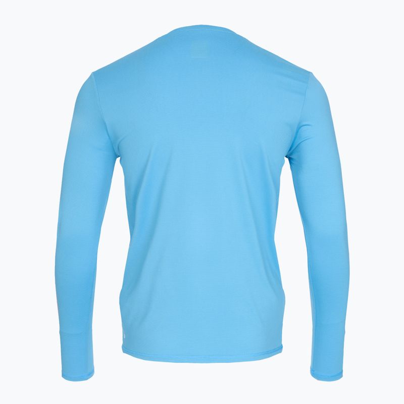Herren Quiksilver Heritage Heather azurblau schwimmen Longsleeve 2