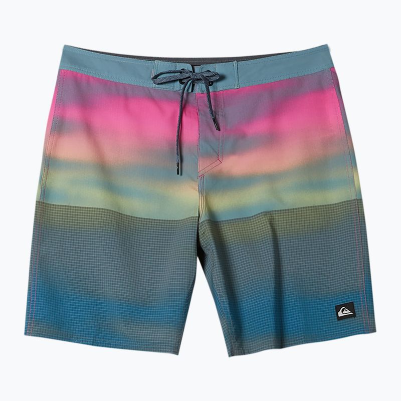 Quiksilver Herren Highline Straight Leg 19" Prisma Rosa Schwimmen Shorts 6