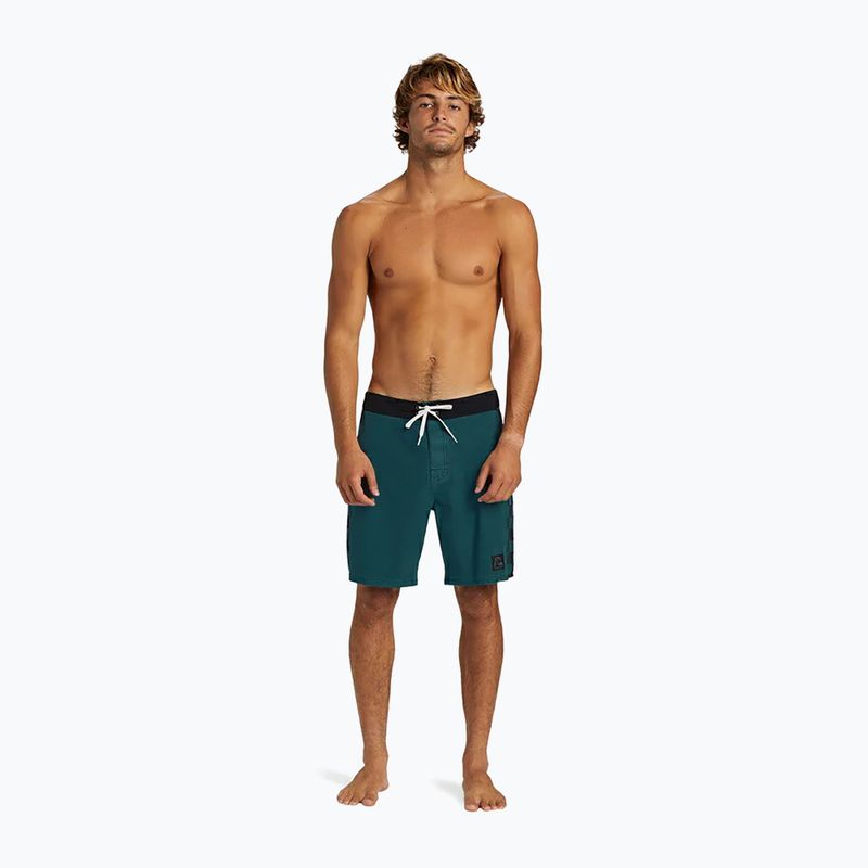 Herren Quiksilver Original Arch Hempstretch 18" Colonial Blau Badeshorts 2