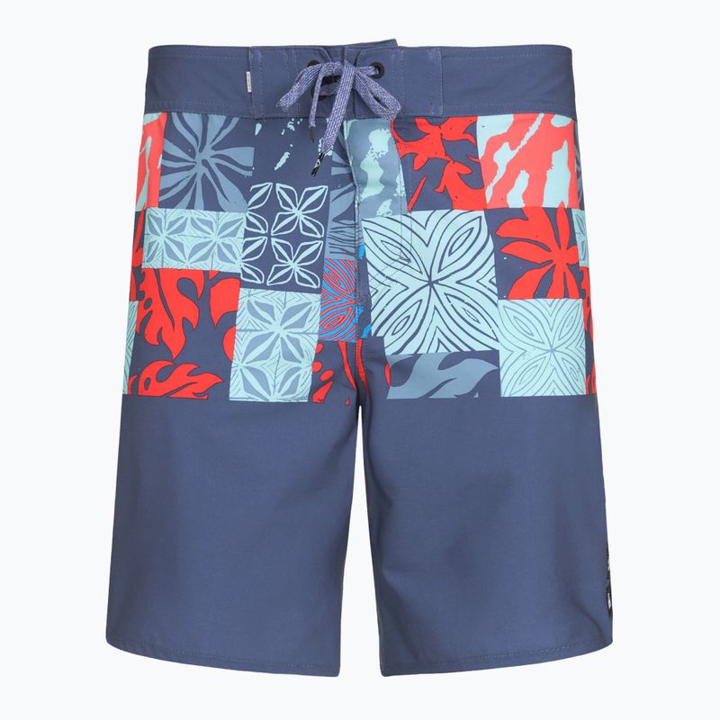 Quiksilver Surfsilk Hawaii Blocked 19" Crown Blau Herren Badeshorts