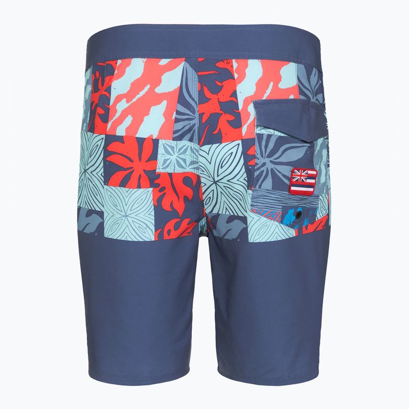 Quiksilver Surfsilk Hawaii Blocked 19" Crown Blau Herren Badeshorts 2